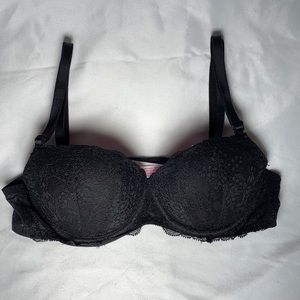 Pink push up bra